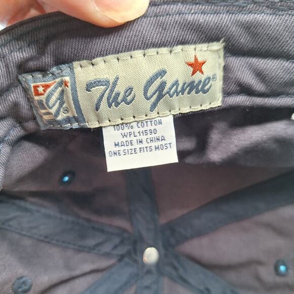 Navy Naval Academy USNA The Game UA Jack Flag Cap Hat Adjustable Blue Cotton - Picture 7 of 7